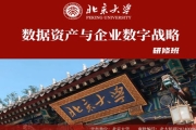 北京大学数据资产与企业数字战略研修班