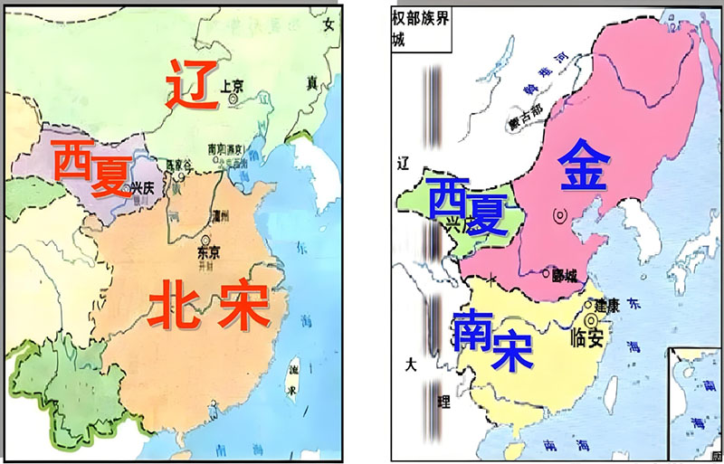 北宋南宋都城-东京和临安