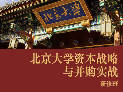 北京大学资本战略与并购实战研修班